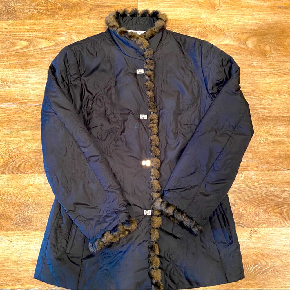 Cabi Faux Fur coat